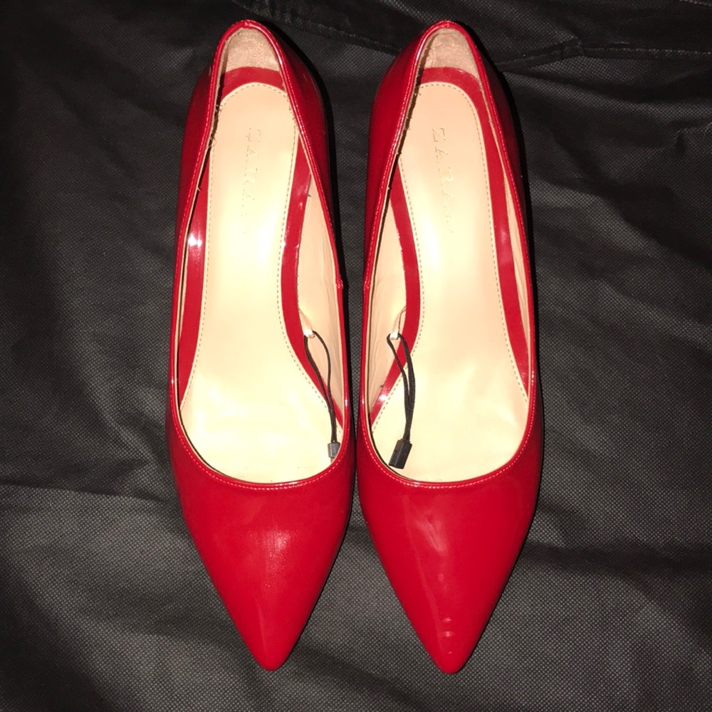 Red Zara Heels